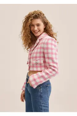 ژاکت توید کوتاه - یاری شاپ