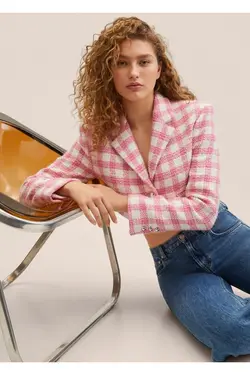 ژاکت توید کوتاه - یاری شاپ