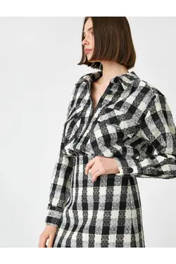 ژاکت جیبی چک شده - یاری شاپ