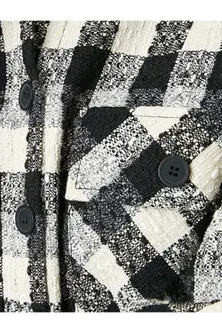 ژاکت جیبی چک شده - یاری شاپ