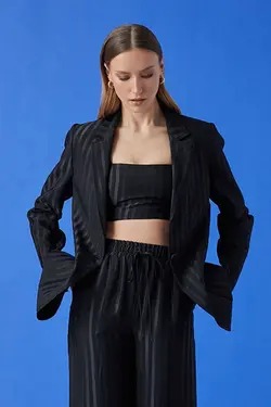 ژاکت ژاکارد ژاکت دکمه دار زنانه 2sak50045pw - یاری شاپ