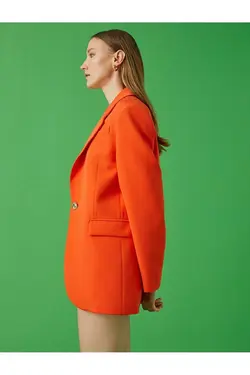 ژاکت کت مشکی با جیب دکمه ای فلزی - یاری شاپ