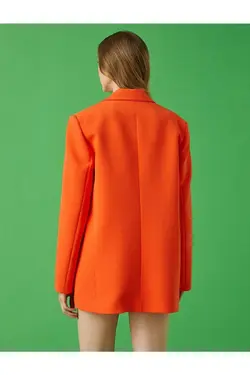 ژاکت کت مشکی با جیب دکمه ای فلزی - یاری شاپ