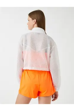 ژاکت مشبک بمب افکن با زیپ - یاری شاپ