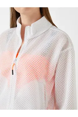 ژاکت مشبک بمب افکن با زیپ - یاری شاپ