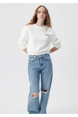 سویشرت 1611601-70057 با چاپ لوگو - یاری شاپ