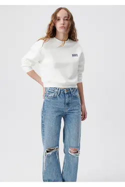 سویشرت 1611601-70057 با چاپ لوگو - یاری شاپ