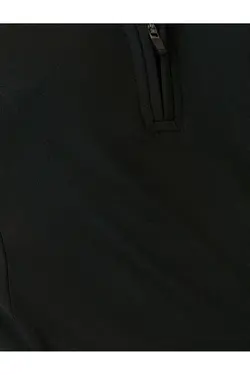 سویشرت اسپرت بلند یقه پایه نیم زیپ - یاری شاپ