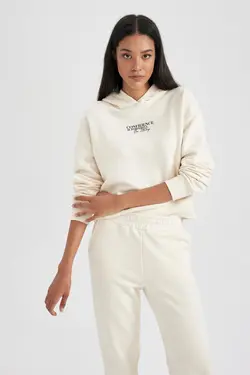 سویشرت با کلاه ضخیم Relax Fit - یاری شاپ