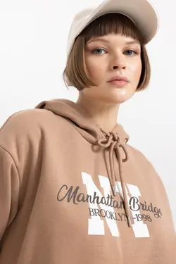 سویشرت با کلاه ضخیم Relax Fit - یاری شاپ