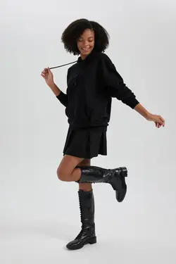 سویشرت با کلاه ضخیم سایز بزرگ - یاری شاپ