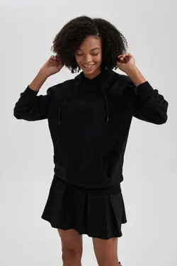 سویشرت با کلاه ضخیم سایز بزرگ - یاری شاپ