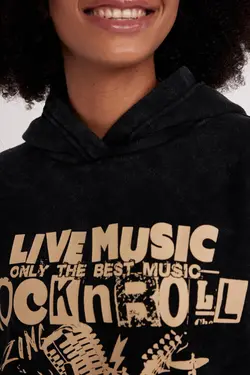 سویشرت با کلاه ضخیم سایز بزرگ - یاری شاپ