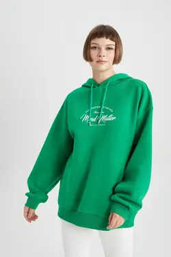 سویشرت با کلاه ضخیم سایز بزرگ - یاری شاپ