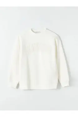 سویشرت زنانه آستین بلند یقه دوزی LCW Casual - یاری شاپ