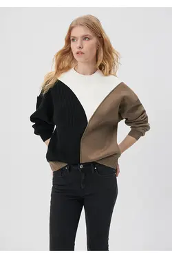 سویشرت سفید یقه خدمه 1S10018-80194 - یاری شاپ