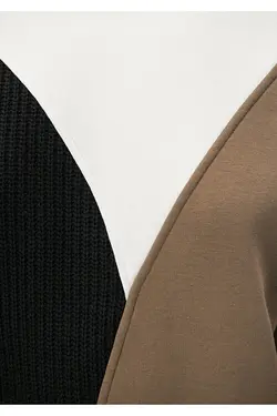 سویشرت سفید یقه خدمه 1S10018-80194 - یاری شاپ