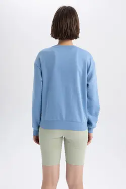 سویشرت ضخیم یقه با تناسب معمولی - یاری شاپ