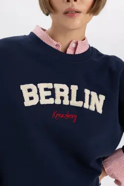 سویشرت ضخیم یقه خدمه Relax Fit - یاری شاپ