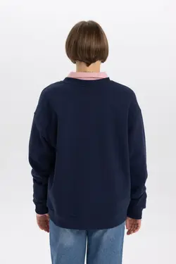 سویشرت ضخیم یقه خدمه Relax Fit - یاری شاپ