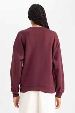 سویشرت ضخیم یقه خدمه فیت سایز بزرگ - یاری شاپ