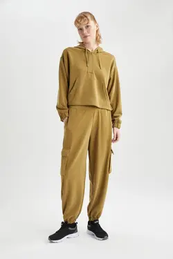 سویشرت ورزشی Fit Oversize Fit Modal Hooded - یاری شاپ