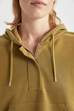 سویشرت ورزشی Fit Oversize Fit Modal Hooded - یاری شاپ