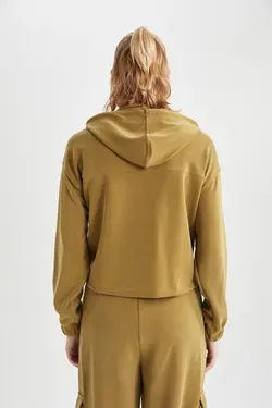 سویشرت ورزشی Fit Oversize Fit Modal Hooded - یاری شاپ