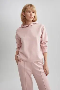 سویشرت ورزشی پارچه ای غواصی اسکوبای کلاهدار Fit Fit Standard Fit - یاری شاپ