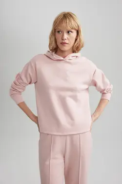 سویشرت ورزشی پارچه ای غواصی اسکوبای کلاهدار Fit Fit Standard Fit - یاری شاپ