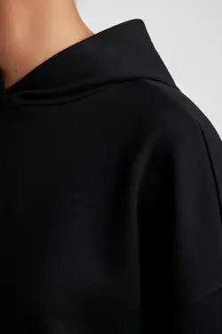 سویشرت ورزشی کلاهدار DeFactoFit Oversize Fit - یاری شاپ