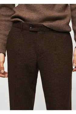 شلوار پشمی چک شده - یاری شاپ