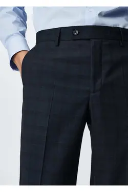 شلوار چک شده باریک - یاری شاپ