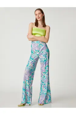 شلوار لباس شب پولک دار گشاد کمر الاستیک - یاری شاپ