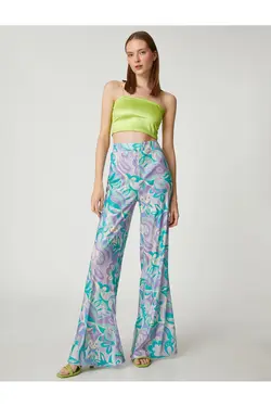 شلوار لباس شب پولک دار گشاد کمر الاستیک - یاری شاپ