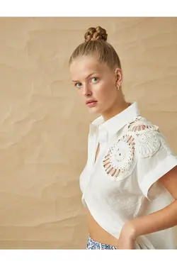 قلاب بافی مفصل پیراهن معین ترکیبی - یاری شاپ