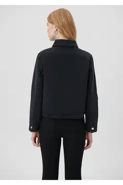 کاپشن جین طلایی آبی خاکستری نولا 1110279-85864 - یاری شاپ