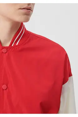 کاپشن قرمز کالج 1110251-84538 - یاری شاپ