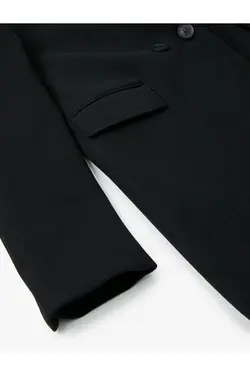 کت Kachet قابل جابجایی خز مصنوعی جیب دکمه دار - یاری شاپ