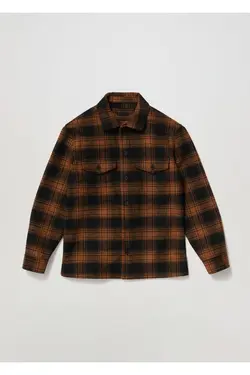 کت پیراهن پشمی چک شده - یاری شاپ