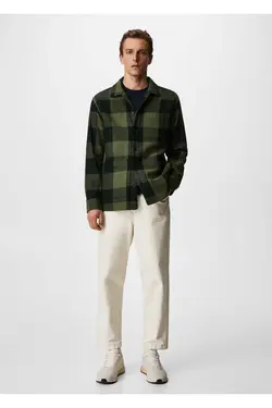 کت پیراهن نخی چک شده - یاری شاپ