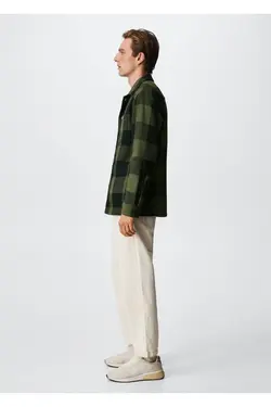 کت پیراهن نخی چک شده - یاری شاپ