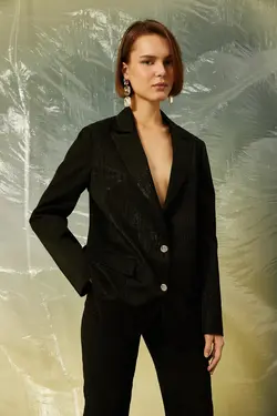 کت جیبی طرح دار با جزئیات - یاری شاپ