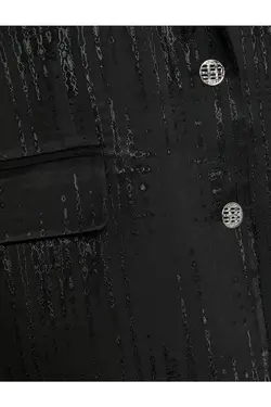 کت جیبی طرح دار با جزئیات - یاری شاپ