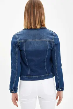 کت جین آبی کوتاه زنانه J4286AZ20SP - یاری شاپ