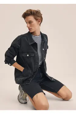 کت جین برش پهن - یاری شاپ