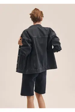 کت جین برش پهن - یاری شاپ