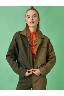 کت جین یقه برگردان - یاری شاپ