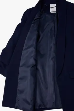 کت زنانه آبی سرمه ای - یاری شاپ