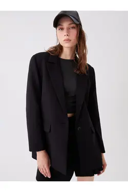 کت زنانه آستین بلند ساده - یاری شاپ